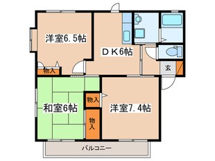 コージーコートAの物件間取画像